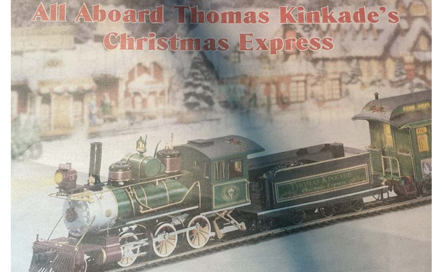 Bradford Exchange is bringing Thomas Kinkade into the limelight via advertising.