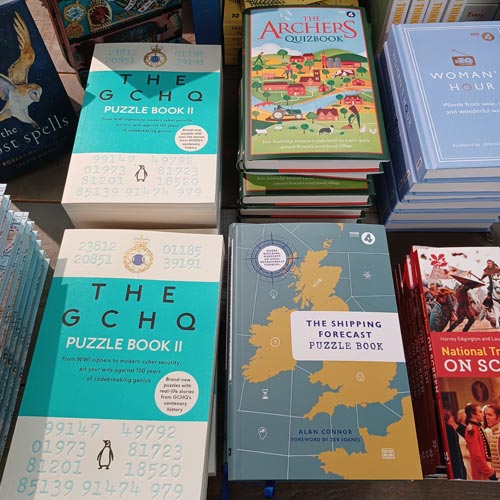 A strong book offer included puzzle books from brands including GCHQ and The Ordnance Survey.