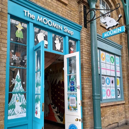 The Moomin store in Covent Garden is a destination for fans of the brand.