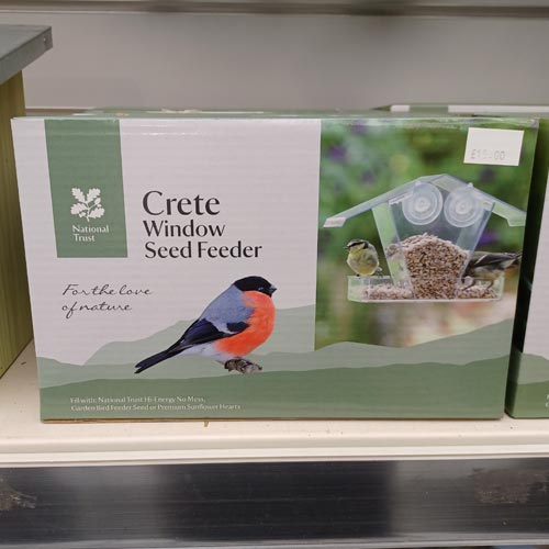 As well as its own brand, the National Trust shop was stocking products from other heritage brands, too.