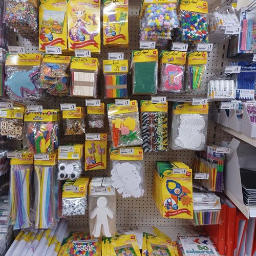 Poundland is backing the arts and crafts category heavily, with a mix of licensed and own brand.