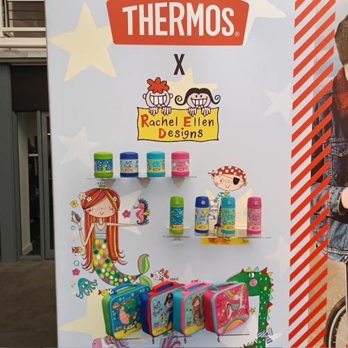 Thermos has teamed with Rachel Ellen on a new licensed collection.