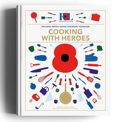 Cooking with Heroes is a compendium of military stories and regional recipes.