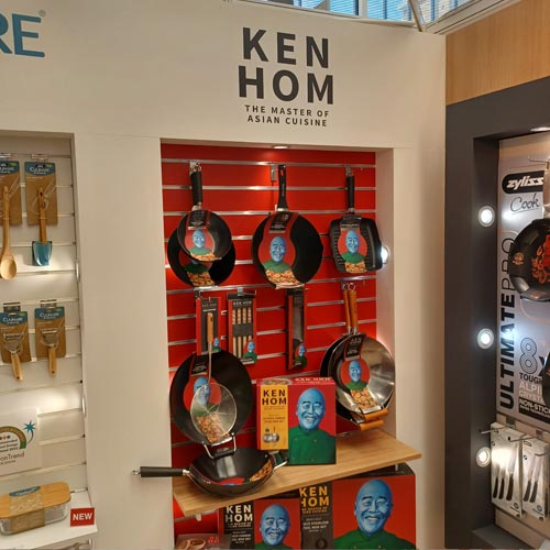 The Ken Hom range of cookware seems to have been developed with gifting in mind.