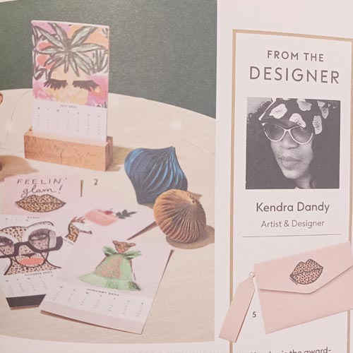 The range and Kendra are featured on a page in the catalogue and also featured in the introduction.