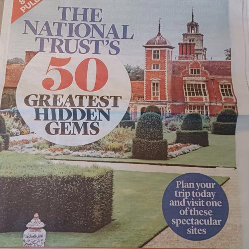 Working with a newspaper like the Mail on Sunday is great exposure for the National Trust.