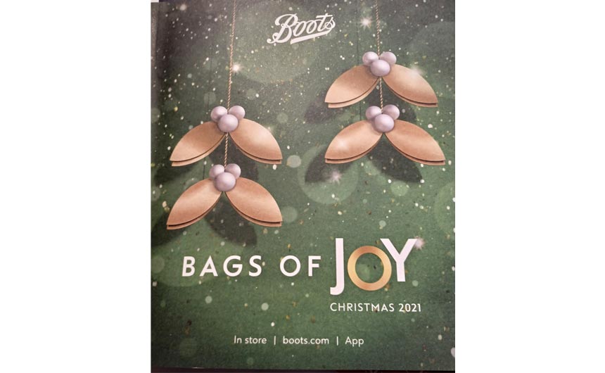 Boots has launched its Christmas 2021 catalogue this week - entitled Bags of Joy.