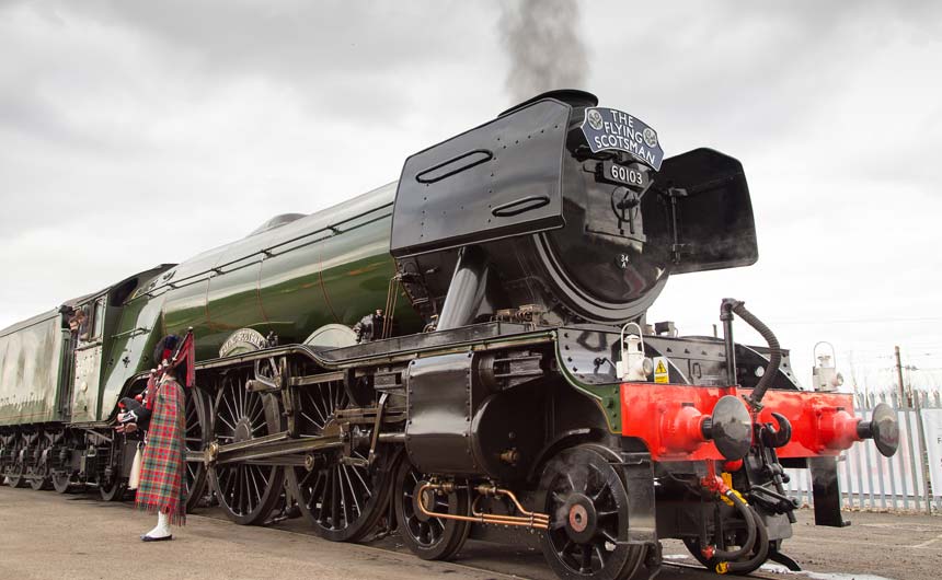 The Flying Scotsman is the world's most famous steam locomotive.