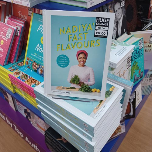 The Works blended back catalogue book titles with new releases such as Fast Flavours from Nadiya Hussain.