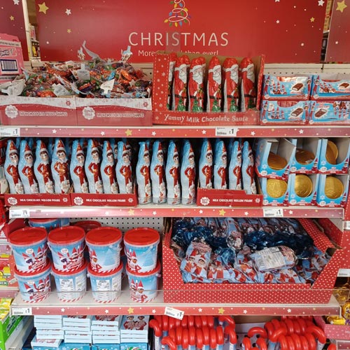 The Elf on the Shelf brand was out in force in Poundland.