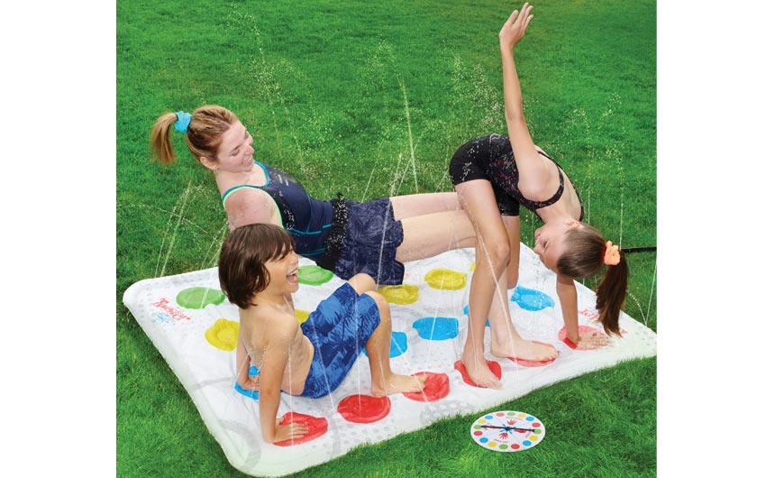An outdoor range based on Hasbro's brands includes Twister.
