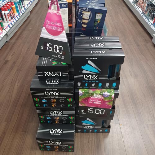 Superdrug's gifting includes big brand names such as Lynx and Superdry.