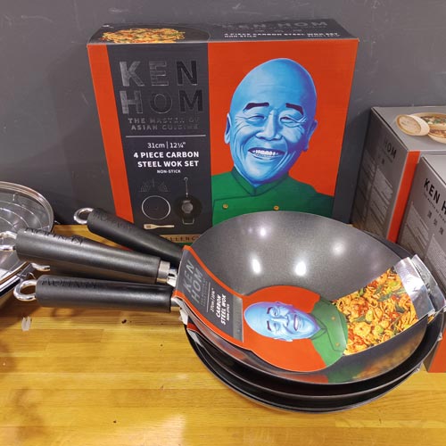 The Ken Hom range is a reminder that product can travel from trade show to shop floor.