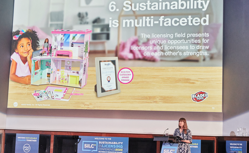 Elizabeth presented the 10 things that Mattel had learnt on its sustainability journey so far.