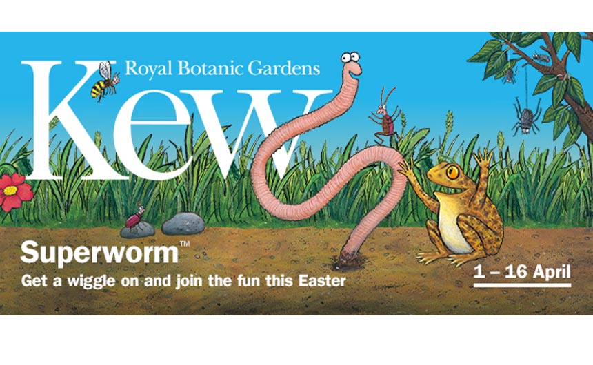 Superworm is running at Wakehurst and Kew from 30 March to 23 April.