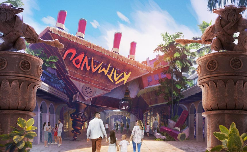 The company's Katmandu theme parks 'immerse consumers in a mystical world', says Simon.