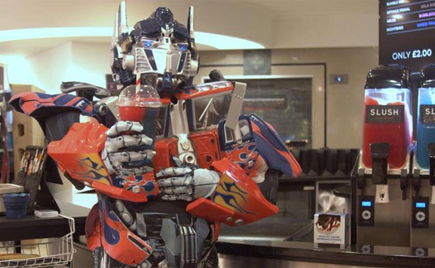 All stores had a dedicated Transformers franchise space showcasing the latest products from Hasbro.