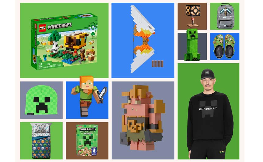 Minecraft currently boasts over 150 licensing partners worldwide across multiple categories.